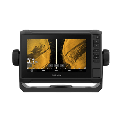 Plotter de Navegación ECHOMAP™ UHD2 de 7" / Pantalla Táctil WVGA 7" / GPS Multibanda y Multiconstelación / Compatible con AIS y DSC / Sonda CHIRP Integrada / ClearVü y SideVü / Resistencia al Agua IPX7 / Cone | 10-02683-00