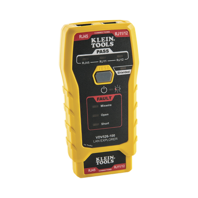 Probador de Cables de Red y Probador de Cables de Datos LAN Explorer™ con Transmisor Remoto. | VDV526-100