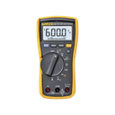 Multímetro Digital para Electricista, Para Pruebas de Capacitancia y Diodos, Uso con Voltaje Máximo de 600 V, Pantalla LED Retroiluminada | FLUKE-115