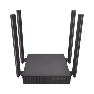Router Inalámbrico doble banda AC, 2.4 GHz y 5 GHz Hasta 1200 Mbps, 4 antenas externas omnidireccional, 4 Puertos LAN 10/100 Mbps, 1 Puerto WAN 10/100 Mbps, Versión 6 | ARCHERC50