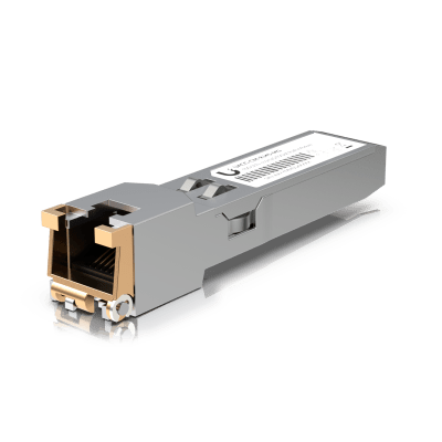 UFiber Tranceptor convertidor de SFP+ a RJ45, velocidades 10/5/2.5/1G | UACC-CM-RJ45-MG