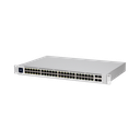 UniFi Switch USW-48-POE, Capa 2 de 48 puertos (32 puertos PoE 802.3af/at + 16 puertos Gigabit) + 4 puertos 1G SFP, 195W, pantalla informativa | USW-48-POE