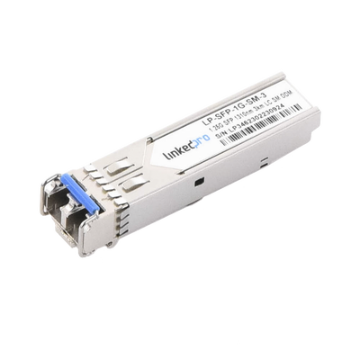 Transceptor Óptico SFP (Mini-Gbic) / Monomodo 1310 nm / 1.25 Gbps / 1000BASE-EX / Conectores LC/UPC Dúplex / DDM / Hasta 40 km | LP-SFP-1G-SM-40