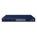 Switch Administrable Capa 2, 16 Puertos 10/100/1000T, 2 Puertos SFP 100/1G/2.5G, Administración Remota con CloudNMS | GS-4210-16T2S