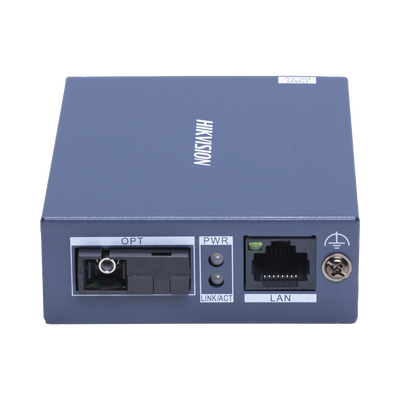 Convertidor Fibra Óptica / Transmisor / Monomodo (TX) / 1 Puerto SFP (SC) 100 Mbps / 1 Puerto RJ45 10/100 Mbps / HASTA 20 KM / Plug and Play | DS-3D01T-A(B)