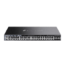 Switch Omada L3 SDN Administrable / 48 puertos Gigabit y 6 puertos SFP+ / Funciones RIP, VRRP, Servidor DHCP / Administración centralizada OMADA / Fuente Redundante | SG6654X