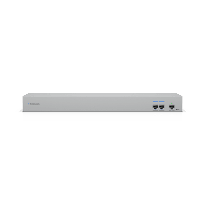 UniFi USW-WAN – Switch WAN Capa 2 con Uplinks SFP+ 10G, Puerto RJ45 GbE y Alimentación CA Redundante para Alta Disponibilidad con UniFi Gateways en Modo Shadow (Rack 1U) | USW-WAN
