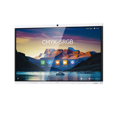HUAWEI IdeaHub B3, Pantalla interactiva para Colaboración Inteligente, 86", 4K UHD, Harmony, Wi-Fi 6, Seguimiento de Voz, BYOM, Administración desde la Nube Gratis, blanco Jade | IHB3-86SA