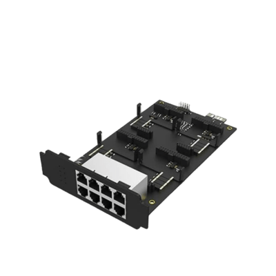 Modulo de expansión de 8 puertos RJ11 y 4 interfaces para conmutador Yeastar (P560,P570) | EX08