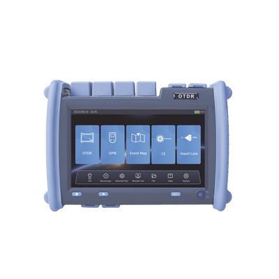 OTDR PRO de Alto Rendimiento para Enlaces de Fibra Óptica Monomodo y Multimodo / Longitudes de Onda: 850nm, 1300nm, 1310nm y 1550nm / Zona Muerta por Evento de 0.8 Metros (2.62 Pies) / VFL 5mW / Distancia de Prueba de hasta 420 km | LP-OTDR-PRO