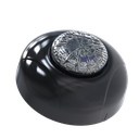 Estrobo Oculto de 12 LED, Brida negra, 12 Vcd, Rojo/Azul, Lente transparente | SPF12RB