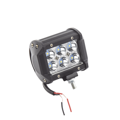 Luz de Trabajo de 6 LED, 1500 Lúmenes, 9 Watts, 10-30 Vcc, IP67, 4 pulgadas | XD18F