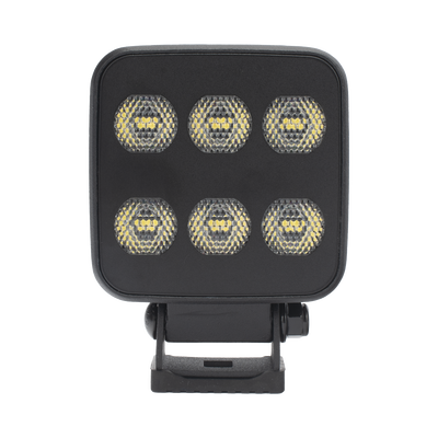 Luz de Trabajo Ultra brillante Cuadrada, 6 LED, 6552 Lúmenes, 12-24 Vcd | EW2721