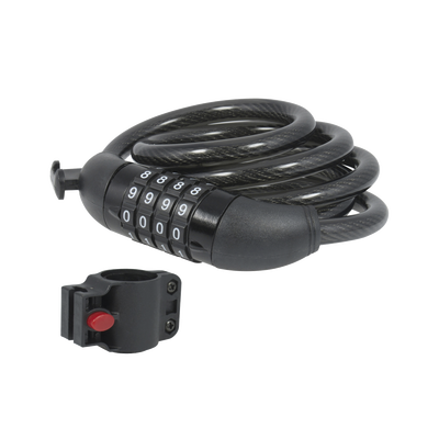 Candado de Cable de Combinación/ Longitud 120 cm / Nivel de seguridad 3/ Discos Programables. | SYS-15CN