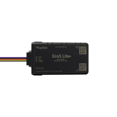 Rastreador Vehicular y Monitoreo de Flota / IP68 / BLE 5.0 y GNSS / LTE CAT1 y LTE-M con Respaldo 2G / GNSS U-blox / MiKado IP54 / Acelerómetro de 3 Ejes / Suministro 9-32 V / Batería Interna | ECO5LITEPLUS