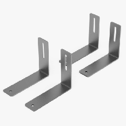 [RNRBKT-SILV] Bracket para barra de estribo ED3760BWRW o ED3772BWRW Silverado | RNRBKT-SILV