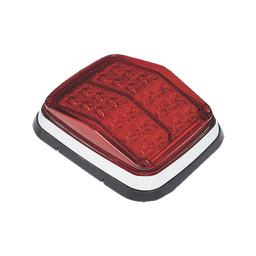 [XT1895R] Luz de advertencia de 8 X 6", Color Rojo, SAE,  IP67, Ideal para Ambulancias | XT1895R