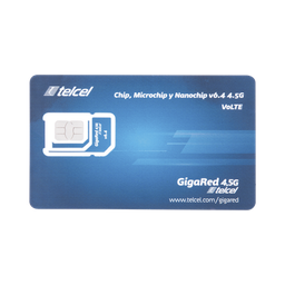 [SIM10GBTELCEL] SIM SYSCOM 10 GB mensual para dispositivos móviles 3G/4G (Telcel) 1 año de servicio (solo datos) | SIM10GBTELCEL