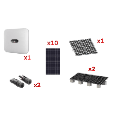[SUN20006KTKIT] Kit Solar Interconexion  / 6 kW  220Vca / Inversor HUAWEI/ Montaje Incluido | SUN20006KTKIT