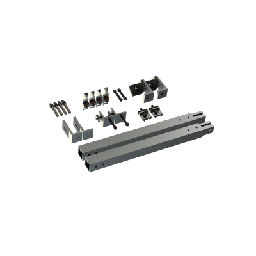 [EPLAMO011X1ST] Caja de accesorios de aluminio  anodizado para montaje VEKTOR8R1M , arreglo 1X4 para techo | EPLAMO011X1ST