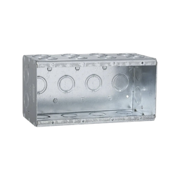 [HUB-698] Caja Multigang de 4 Gangs/ Profundidad de 3-1/2 Pulgadas (8.89 cm)/ 24 Entradas de 1/2 - 3/4 Pulgadas (1.27 - 1.91 cm) | HUB-698