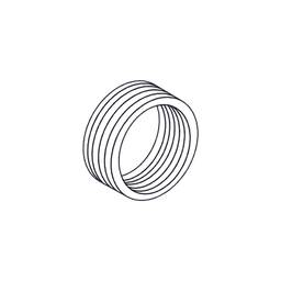 [RBA-2519-UR] Reducción Bushing Aluminio de 1" a 3/4" / Con Recubrimiento de Uretano Purpura. | RBA-2519-UR