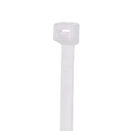 [S4-18-C] Cincho de Nylon 6.6 StrongHold™, 100mm largo x 2.5mm ancho, Color Natural, Plenum, Paquete de 100pz | S4-18-C