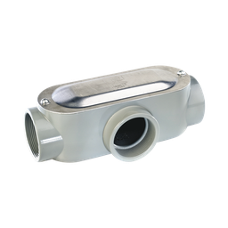 [OT-0097C] Caja oval roscada tipo T de 1 1/4" (31.8 mm) incluye tapa y tornillos. | OT-0097C