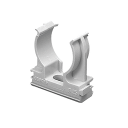 [GW-50-629] Soporte de presión (Abrazadera), PVC Auto-extinguible, abierto para tubería de 50 mm | GW-50-629