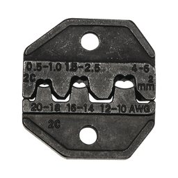 [VDV-205-036] Matriz Ponchadora, Terminales  sin Aislamiento o de Cilindro Abierto, 10-20 AWG. Compatible con Pinza Ponchadora VDV200-010 | VDV-205-036