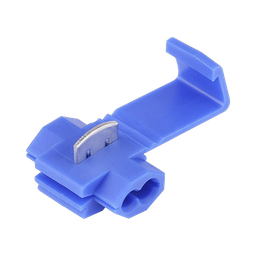 [AECW-2] Terminal tipo almeja / 18 - 14 AWG / Azúl / Paquete de 25 piezas. | AECW-2