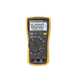 [FLUKE-117] Multímetro Digital para Electricista, con Detector de Voltaje sin Contacto, Uso con Voltaje Máximo de 600 V, Pantalla LED Retroiluminada | FLUKE-117