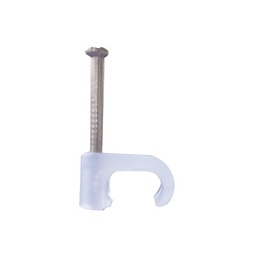 [TC-4X6] Grapa para cable plano de 4mm color transparente (100pzs) (3208-00100) | TC-4X6