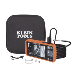 [ET19] Dual Cámara Boroscopio Pro 5.5mm 720p USB-C/Wi-Fi, y LCD 4.3" a Color, Cuello de Cisne Blindado 10' (3m) con Imán y 6 LED´s. Batería Io-Li Recargable. Ideal en Industria Automotriz, Electricidad, HVAC, Plomería | ET19