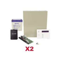 [VISTA48DOBLE/6160RF] 2 Paneles de Alarma VISTA48/6160RF Teclado Alfanumérico con Receptor Inalámbrico, Batería y Transformador | VISTA48DOBLE/6160RF