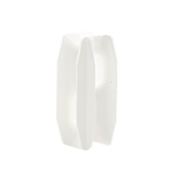 [SFESQUINEROW] Aislador Blanco para postes de esquina de alta Resistencia con Anti UV de uso en cercos eléctricos | SFESQUINEROW