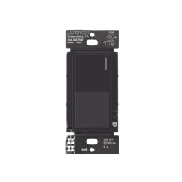 [RRSTRSMN] (RadioRA3) Apagador Auxiliar de pared, compañero de apagadores multilocación. Usar en 3 vías o escalera. Color negro. | RRSTRSMN