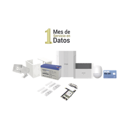 [DS-PHA64-LP/GSM] KIT Panel de Alarma HYBRID PRO / 1 Panel Híbrido / 1 Monitor LCD / 2 Contactos Magnéticos Inalámbricos / 1 PIR Inalámbrico / 1 Batería 12 vcc 7 Amp | DS-PHA64-LP/GSM