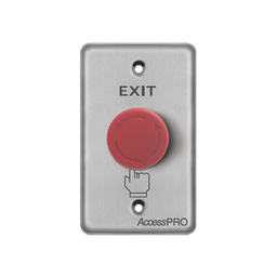 [APBSEMC] Botón de Paro de Emergencia / Salida de Emergencia / Color Rojo / Tipo Enclavado / NC, COM, NO / Uso Rudo | APBSEMC