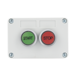 [XBS-SW-21] Botonera Doble Para Barreras Vehiculares, Operadores Corredizos y Abatibles. | XBS-SW-21
