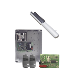 [KIT-ATI-3010] Kit de Operadores para Automatizar Portones Vehiculares Abatibles de 2 hojas / 3 m / 400 kg / Uso residencial | KIT-ATI-3010