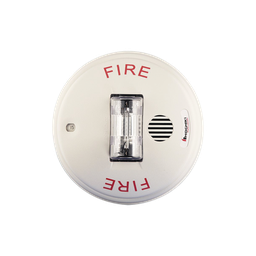 [HCC-24CW] Sirena Estrobo 24 Vcd, Instalación en Techo, Multi Candela, Color Blanco (0500-06110) | HCC-24CW