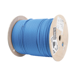 [PSL7004BU-CED] Bobina de Cable Blindado S/FTP de 4 Pares, Cat7, Inmune a Ruido e Interferencias, LSZH (Bajo Humo, Cero Halógenos), Color Azul, Bobina de 500 Metros (1640 Pies) | PSL7004BU-CED