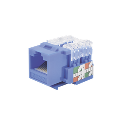 [LP-KJ-601-BU] Módulo Jack 110 Cat6, Keystone para Faceplate - Color Azul | LP-KJ-601-BU