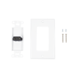 [LP-FP-90] Placa de Pared 1 Puerto HDMI Hembra a Hembra | LP-FP-90