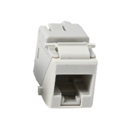 [U6A-K02NS] Jack Ultramax Cat6A, UTP, Tipo Keystone, Color Blanco, Punch Down | U6A-K02NS