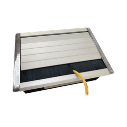 [CE-UNI-2M] Caja Universal Vacía de 2 Módulos para Instalación en Escritorio (Voz, Datos, Video, Contactos Eléctricos), (No Incluye Accesorios) | CE-UNI-2M