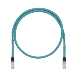 [ISTPH6X5MTL] Patch Cord Cat6A de Grado Industrial 600V, Blindado SF/UTP, Calibre 26 AWG, Color Aqua, 5 Metros (16.40 Pies) | ISTPH6X5MTL
