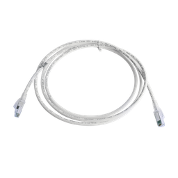 [ZM6A-S07-02] Patch Cord Z-MAX Cat6A S/FTP, CM/LS0H, 2.13 Metros (7 Pies), Color Blanco | ZM6A-S07-02