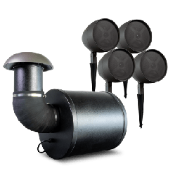 [ULTRASCAPE12] Altavoz de 2 vías | exteriores | 70V / 100V | woofer de 6.5 in | negro | ULTRASCAPE12